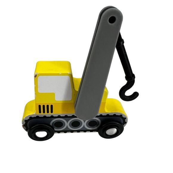 Wooden Construction Vehicle Lot Of 6 Melissa and Doug and More - Picture 8 of 14